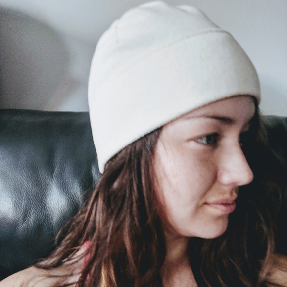 Bula polartec white fleece beanie women's S - Picture 2 of 7